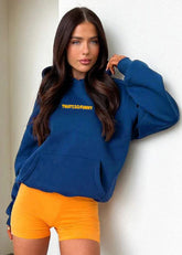 Funny Fleece Hooded Pullover for Women