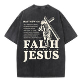 Faith Is Believe In Jesus Oversized Tee