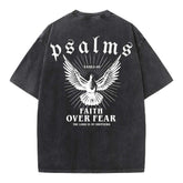 Faith Over Fear Christian Washed T-Shirt