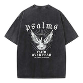 Faith Over Fear Psalms Graphic Oversized Tee