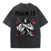 Fear No Evil Aesthetic Mens Christian Washed T-Shirt