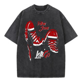 Follow Jesus Vintage Sneaker Graphic Tee