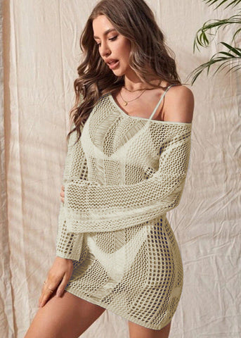 Midnight Waves - Crochet Beach Cover-Up