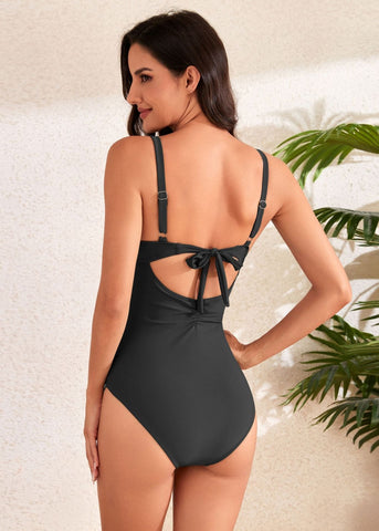 Oasis Twist Cutout One-Piece