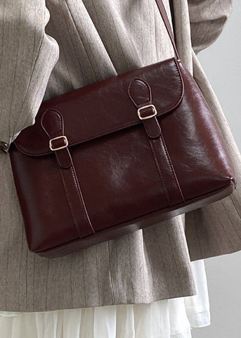 Retro-Style Shoulder Messenger Bag