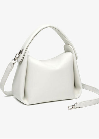 Ravenette - Structured Leather Crossbody Bag