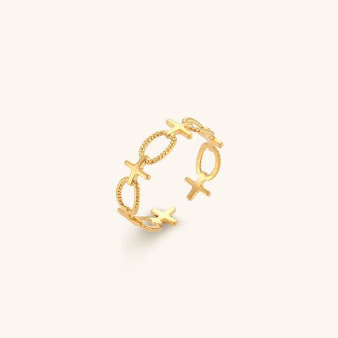Radiance Gold Ring Set