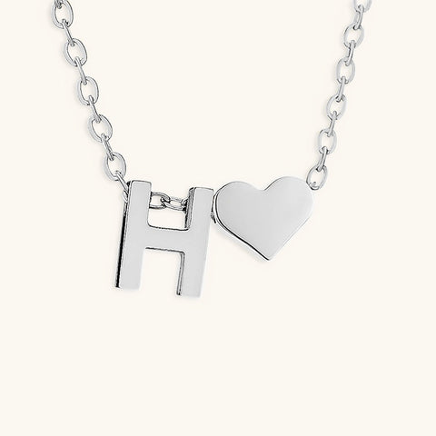 Heartfelt Initial - Gold Letter Necklace