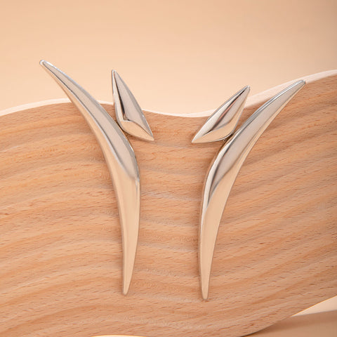 Nova Curve - Sculptural Statement Earrings