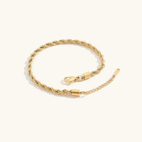 Luxe Rope Gold Anklet