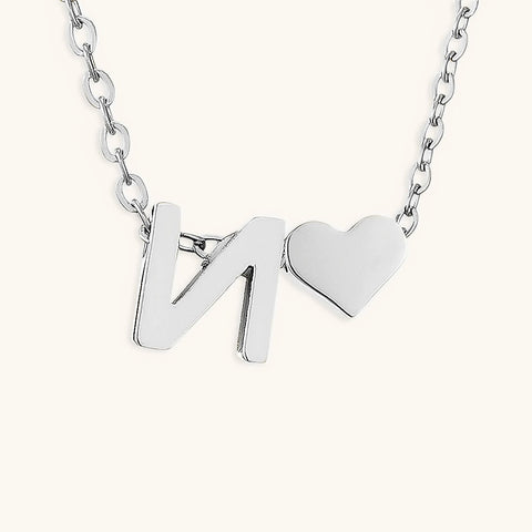 Heartfelt Initial - Gold Letter Necklace