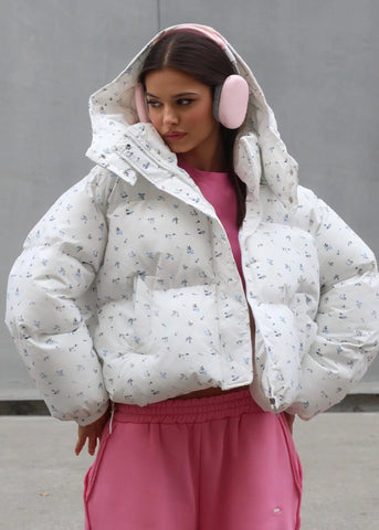 Floral Puffer Jacket