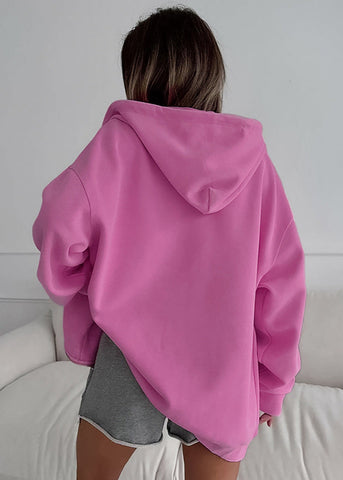 Luna - Oversized Zip-Up Hoodie