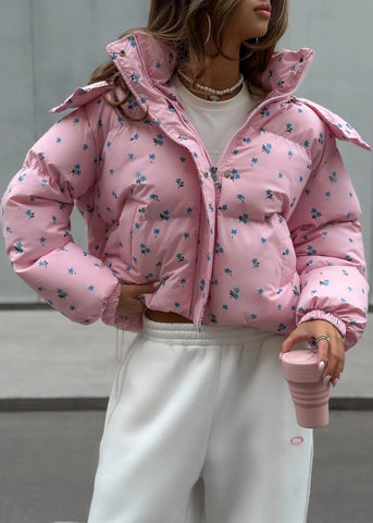 Floral Puffer Jacket