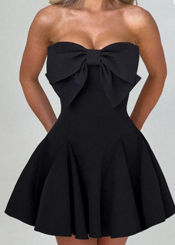 Elegance Bow-Detail Dress