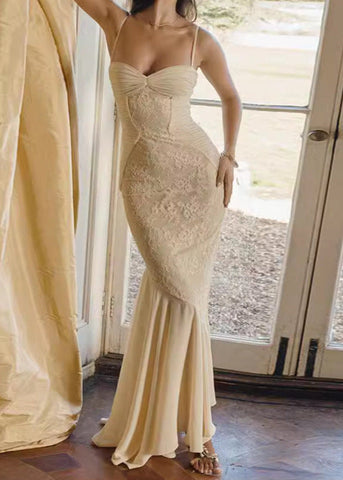 Seraphina - Lace Mermaid Evening Gown