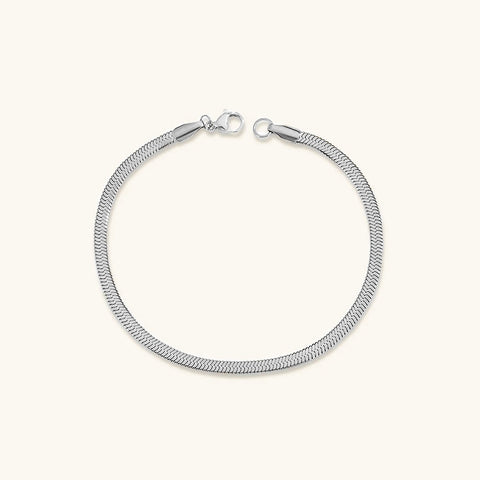 Serena Gold Herringbone Bracelet