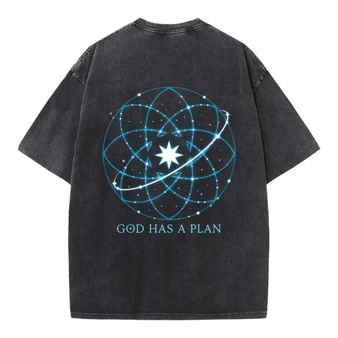God Has a Plan Oversized Streetwear Tee