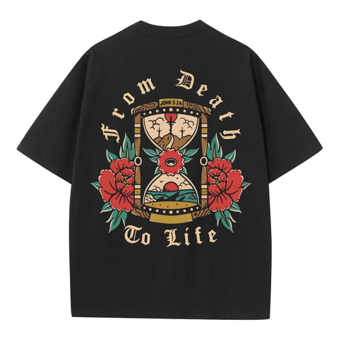 From Death To Life Oversized Graphic Tee