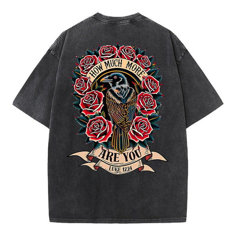 How Much More Are You Christian Washed T-Shirt