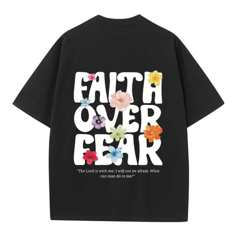 Faith Over Fear Floral Graphic Tee