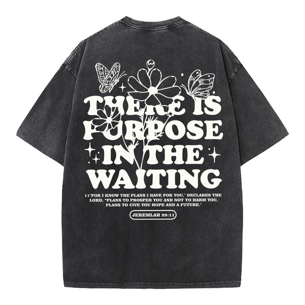 Purpose in the Waiting Oversized Graphic Tee
