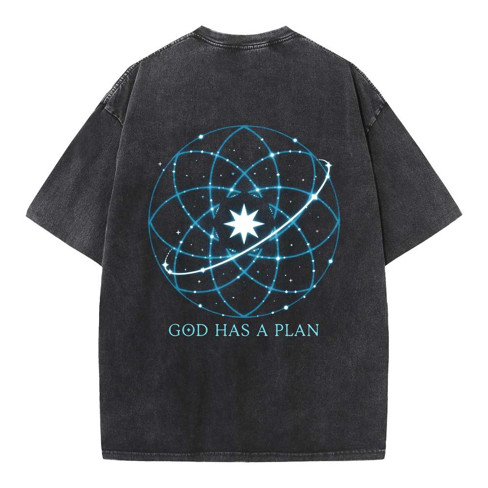 God Has a Plan Oversized Streetwear Tee