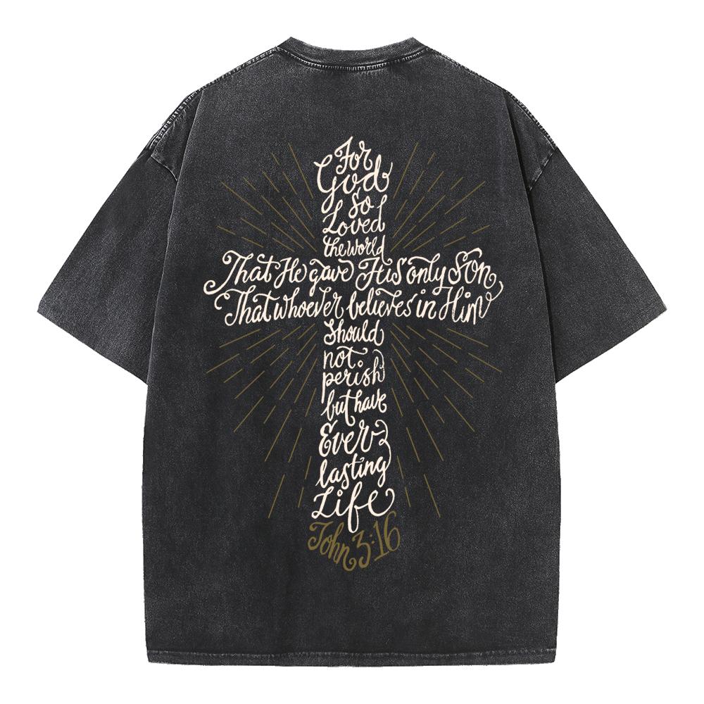 For God So Loved The World Oversized Tee