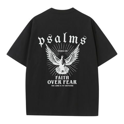 Faith Over Fear Psalms Oversized Graphic Tee