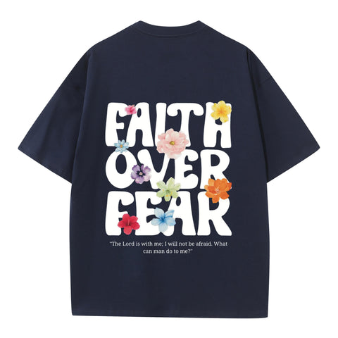 Faith Over Fear Floral Graphic Tee