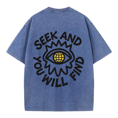Seek and You Will Find Oversized Tee