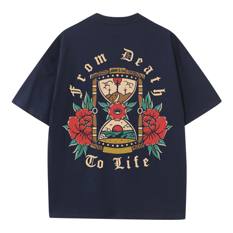 From Death To Life Oversized Graphic Tee