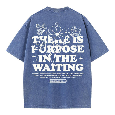 Purpose in the Waiting Oversized Graphic Tee