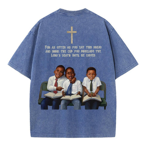 Proclaim the Lord's Death Communion Oversized Tee