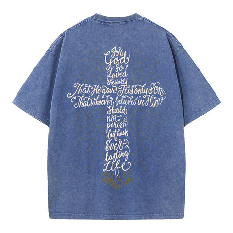 For God So Loved The World Oversized Tee