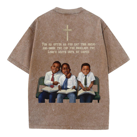 Proclaim the Lord's Death Communion Oversized Tee