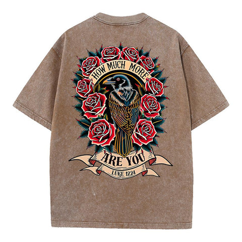 How Much More Are You Christian Washed T-Shirt
