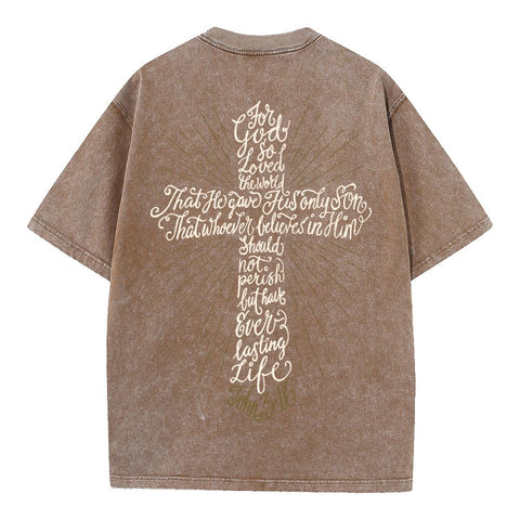 For God So Loved The World Oversized Tee