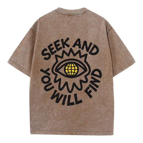 Seek and You Will Find Oversized Tee