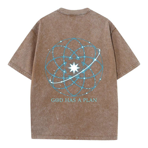 God Has a Plan Oversized Streetwear Tee