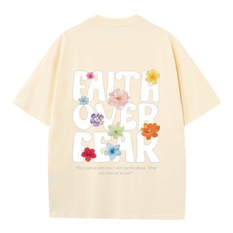 Faith Over Fear Floral Graphic Tee