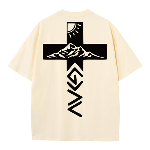 Press On Toward the Goal Minimalist Black Tee