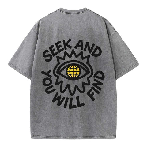 Seek and You Will Find Oversized Tee