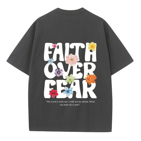 Faith Over Fear Floral Graphic Tee