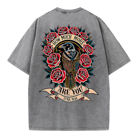 How Much More Are You Christian Washed T-Shirt