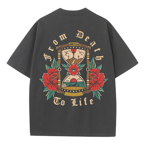 From Death To Life Oversized Graphic Tee