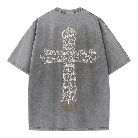 For God So Loved The World Oversized Tee