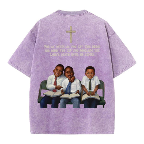 Proclaim the Lord's Death Communion Oversized Tee