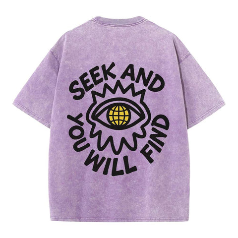 Seek and You Will Find Oversized Tee