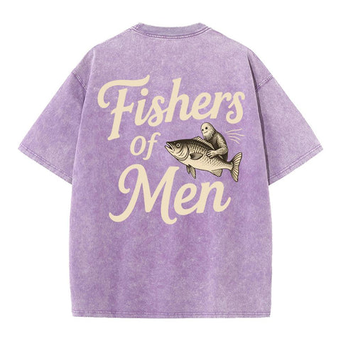 Fishers of Men Oversized Vintage Washed Tee